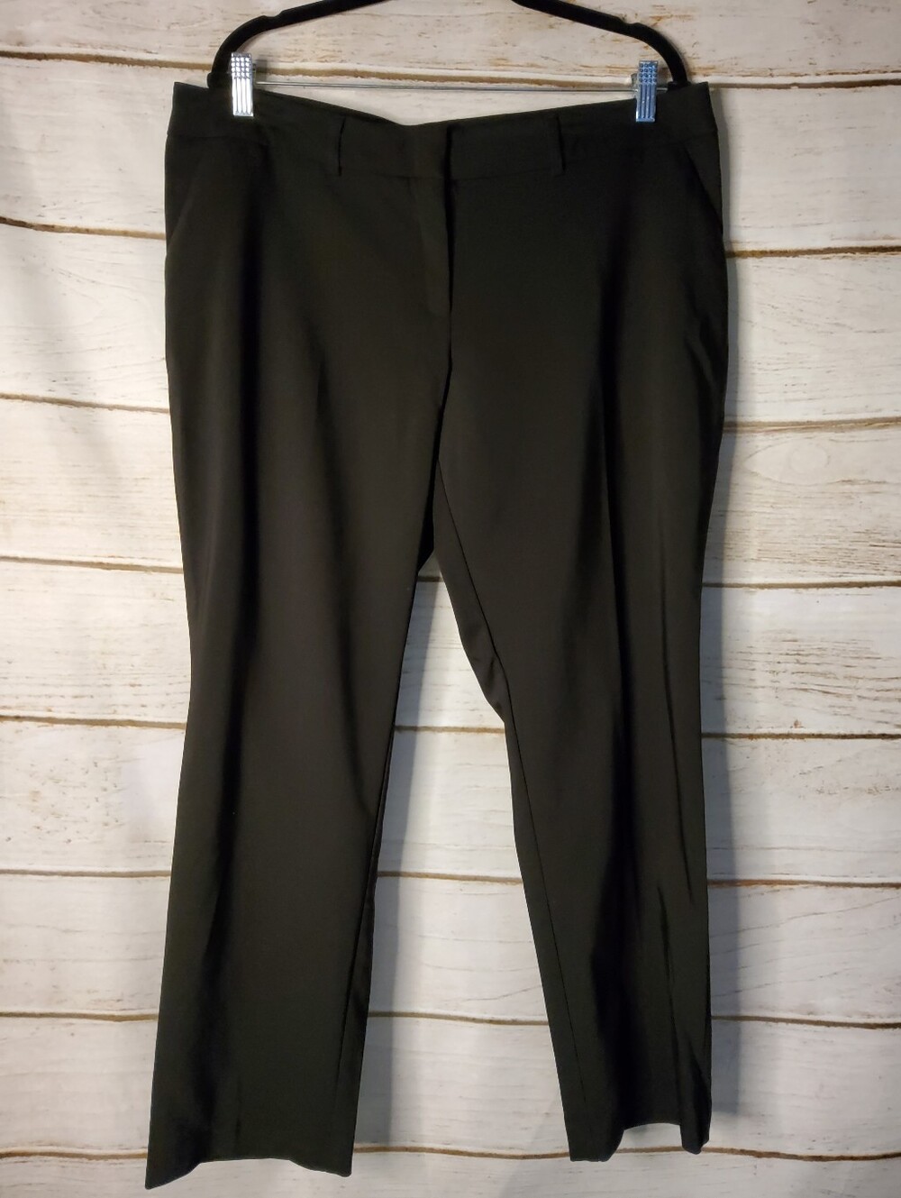 Apt. 9 Black Women's Torie Stretch Pants - Blue Label Detail